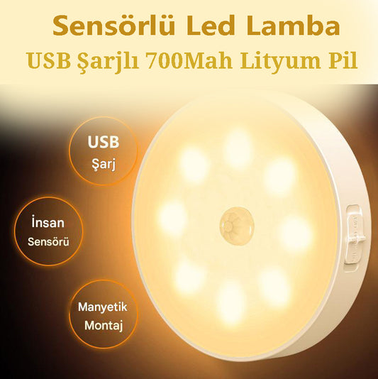 SENSÖRLÜ LED LAMBA